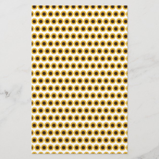 Papelaria Girassóis personalizáveis (Frente)