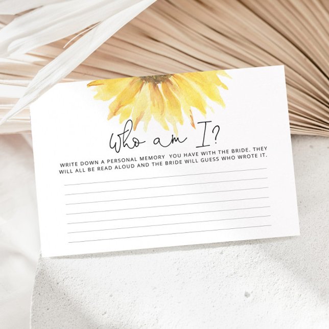 Papelaria Girassol de aquarela que sou eu jogo de chá de pan (Criador carregado)