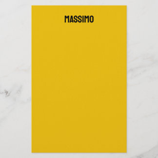 Papelaria Gold Color Own Name Minimalist Modern Plain