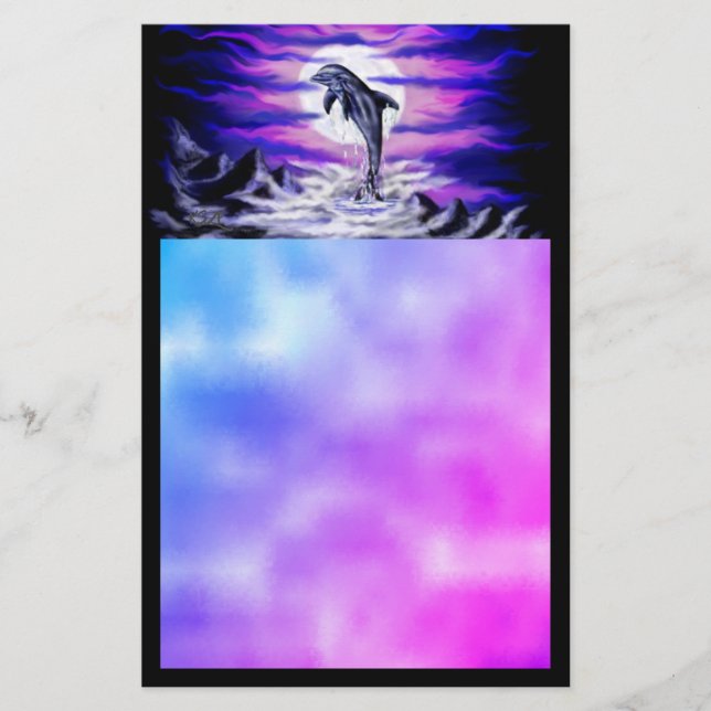 Papelaria Golfinho de Lua (Frente)