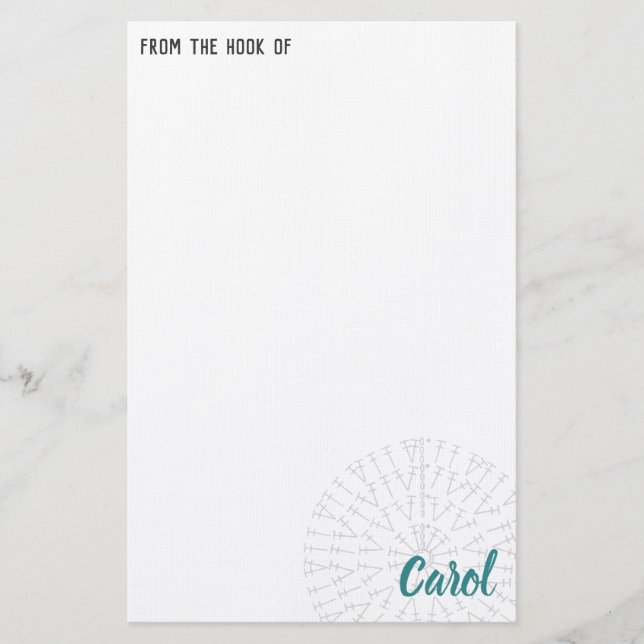 Papelaria Gráfico de Cortes de Cores Personalizados (Frente)