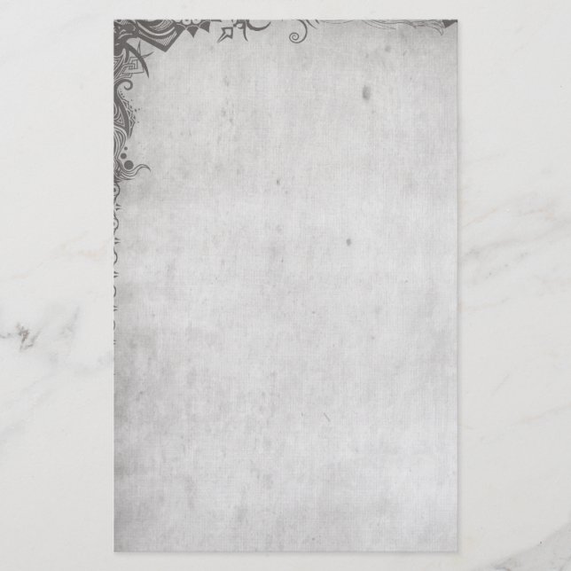 Papelaria Grunge Graphic Stationery - unline (Frente)