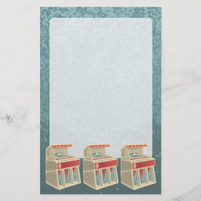 Papelaria Grunge Jukebox (Frente)