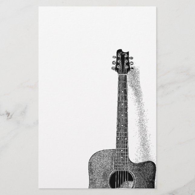 Papelaria Guitarra Clássica (Frente)