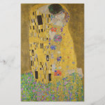 Papelaria Gustav Klimt "O Beijo"<br><div class="desc">A obra-prima de Gustav Klimt: "O Beijo". "O Beijo", criado pelo pintor austríaco Gustav Klimt. É considerado o trabalho mais famoso dele. Ele a pintou entre os anos de 1907 e 1908, que foram o ponto alto de seu "Período do Ouro", quando pintou uma série de obras utilizando a folha...</div>