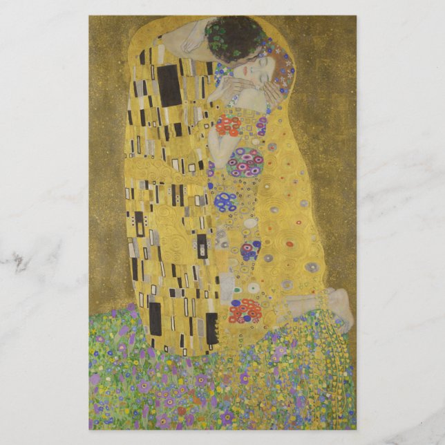 Papelaria Gustav Klimt "O Beijo" (Frente)