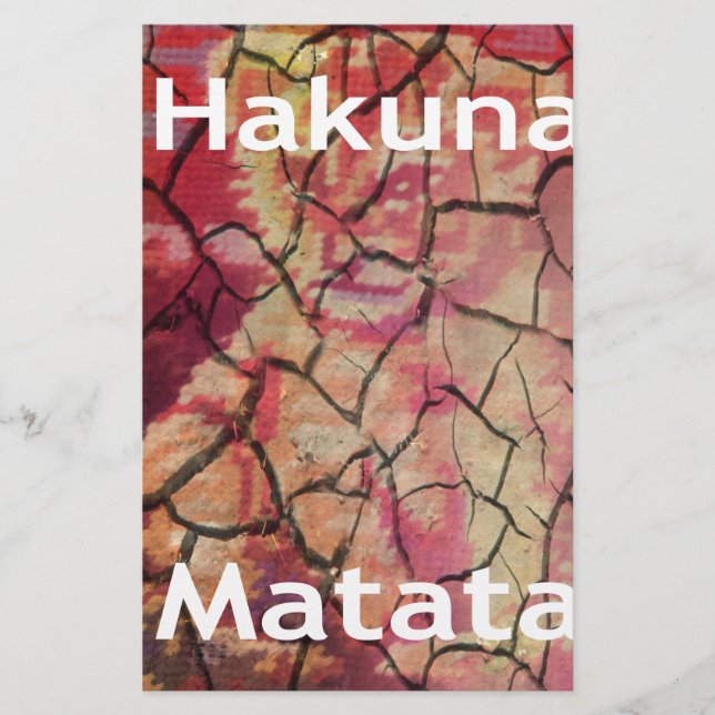 Papelaria Hakuna Matata Lion Cub Design (Frente)