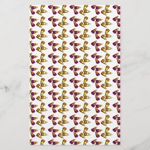 Papelaria Halloween Candy Corn