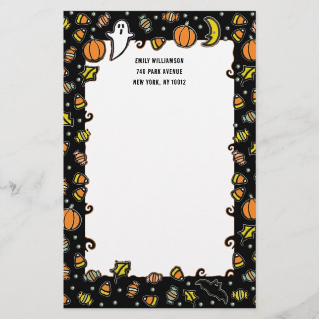 Papelaria Halloween Criativo (Frente)