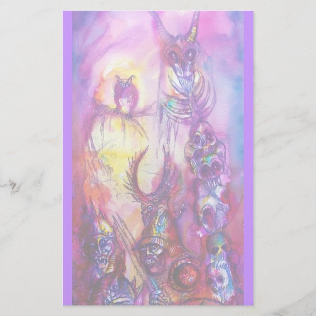 Papelaria HALLOWEEN MONSTERS / ORK WAR Fantasy (Frente)