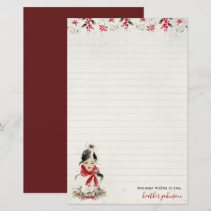 Papelaria Hearthlight Notes Inverno Kit Cozinhar Gatinho Per