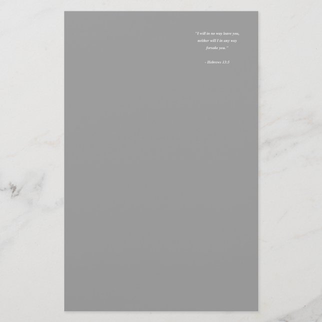 PAPELARIA HEBROS 13:5 (Frente)