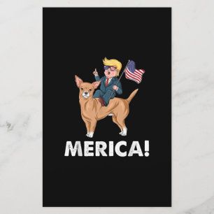 Papelaria Herói Americano do Cão Chihuahua