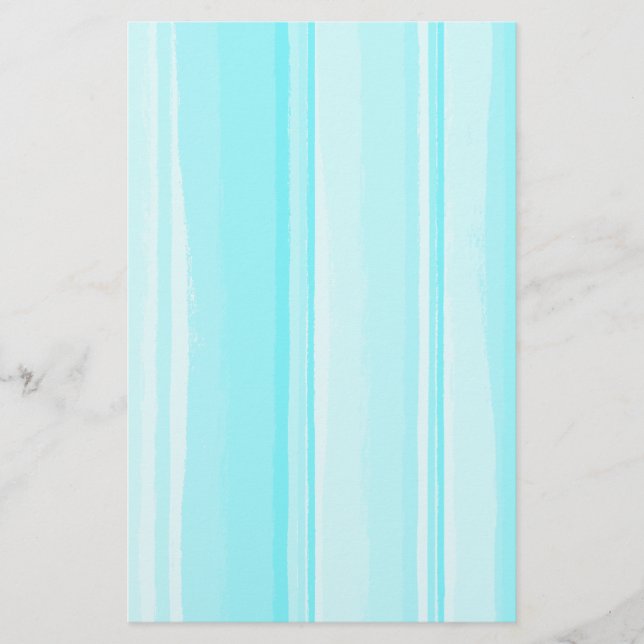 Papelaria Hibiscus em faixas de aquarela (Frente)