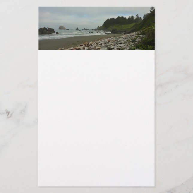 Papelaria Hidden Beach I no Redwood National Park (Frente)