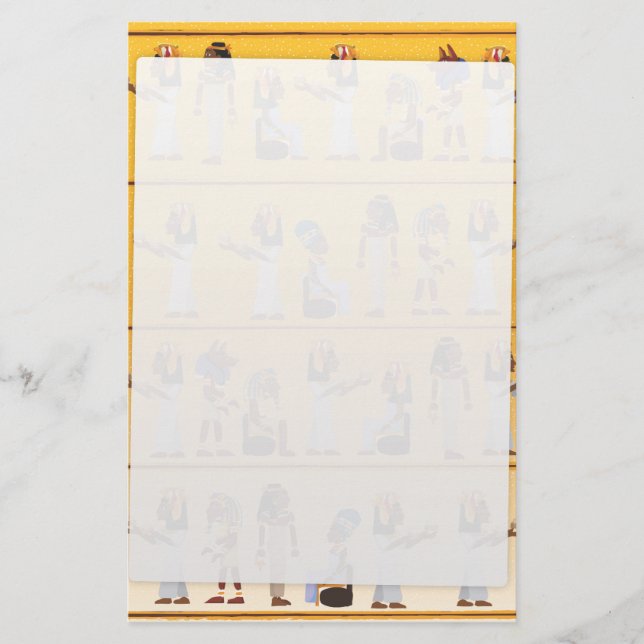 Papelaria Hieroglifos do Egito (Frente)