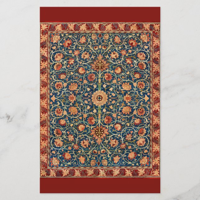 Papelaria Holland Park Design (por William Morris) (Frente)