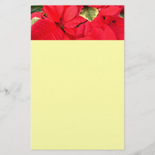 Papelaria Holly Point Poinsettias Holiday Floral