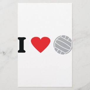 Papelaria ícone do voleibol