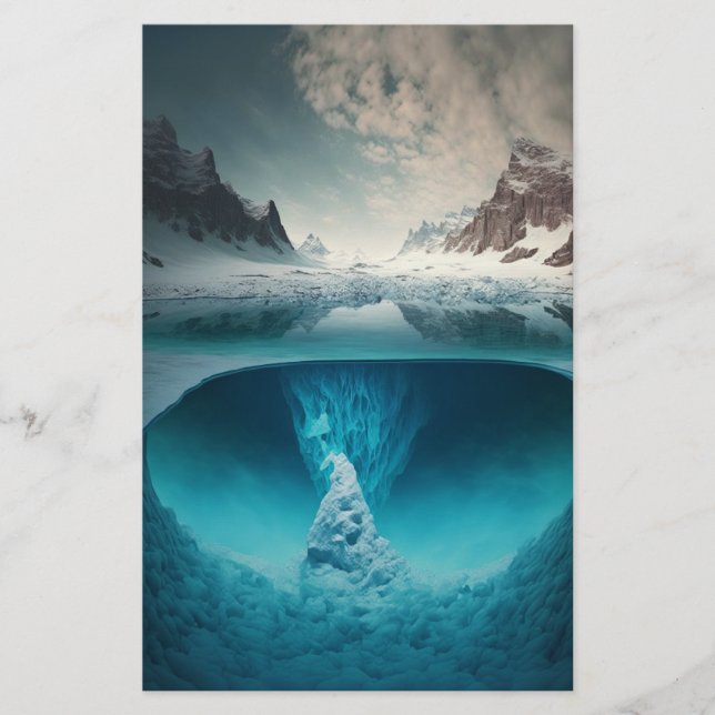 Papelaria Icy Mountain View (Frente)