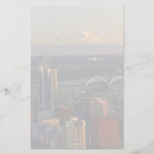 Papelaria Ideia aérea da skyline 2 da cidade de Seattle