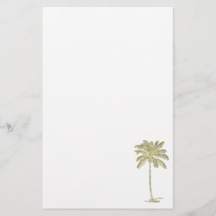 Papelaria Ilustração de Árvore de Palma de Coco