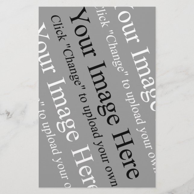 Papelaria Imagem personalizada e Modelo de texto para Papel  (Frente)