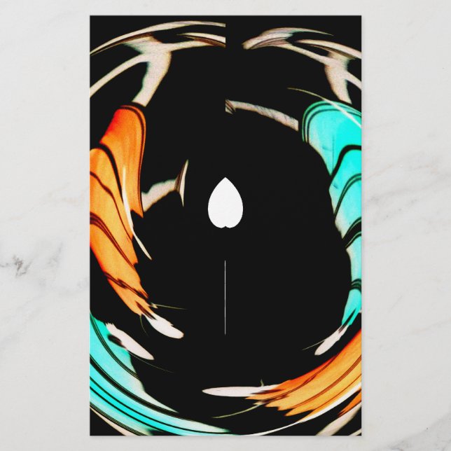 Papelaria Impressão de Arte de Padrão Tradicional Africano (Frente)