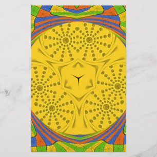 Papelaria Impressão de arte egípcia com Design de quadros ch