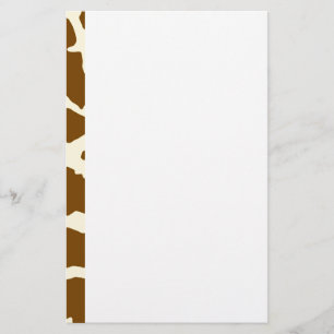 Papelaria Impressão de Girafa