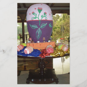Papelaria Impressão de Ovos de Páscoa Decorados