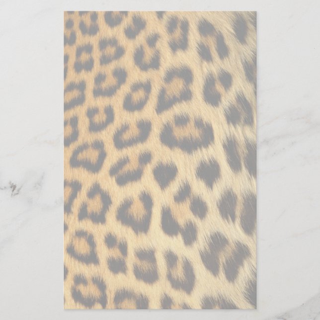 Papelaria Impressão de peles de leopardo (Frente)