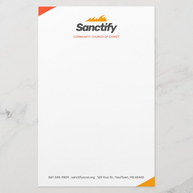 Papelaria incêndio (Frente)