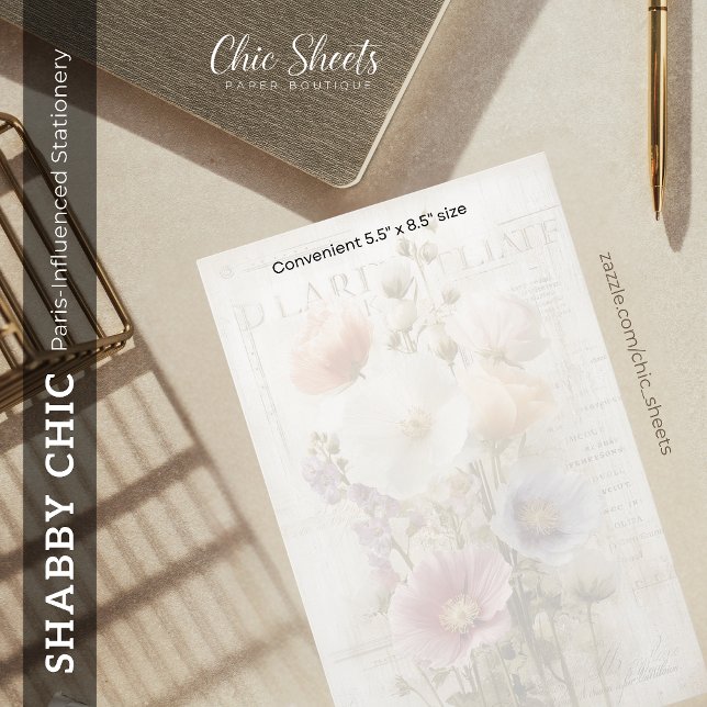Papelaria Influenciada pelo Shabby Chic Parisiense (Criador carregado)