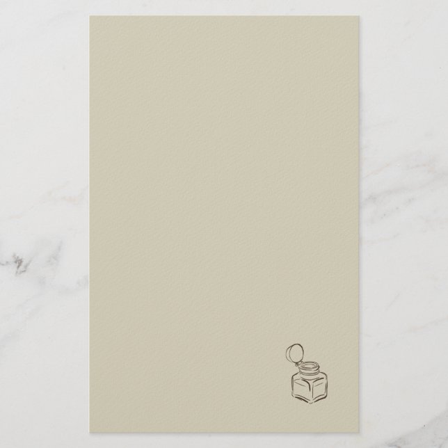 Papelaria Ink pot- Forgotten Archive- Minimalist (Frente)