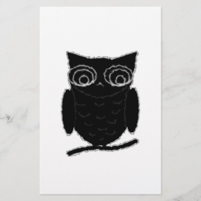 Papelaria Inkblot Owl (Frente)