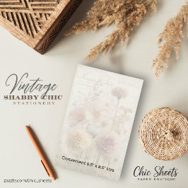 Papelaria Inspirada na Europa com Estilo Shabby Ch