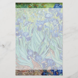 Papelaria Íris de Vincent van Gogh. Arte famosa.