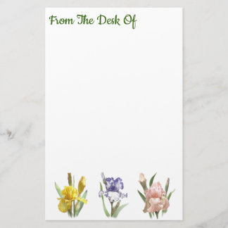 Papelaria Iris Flower Garden