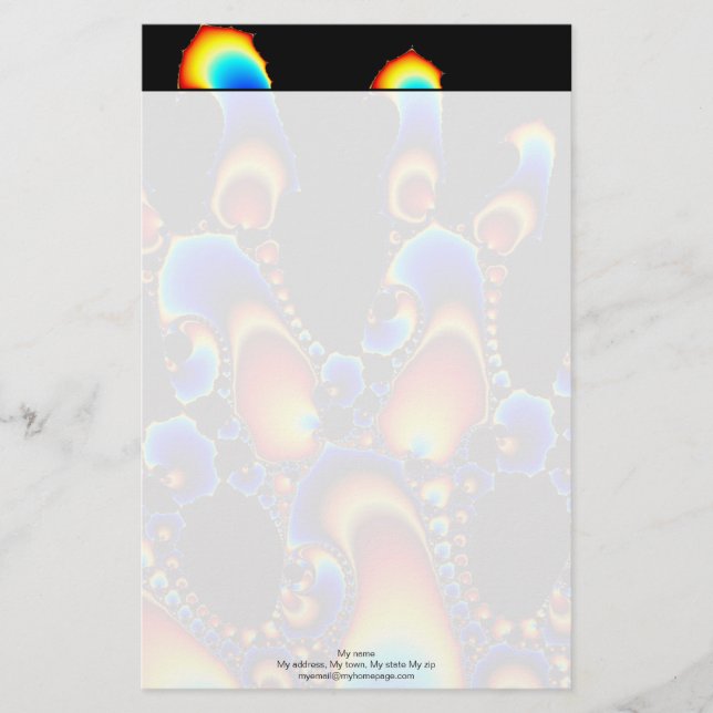 Papelaria It - Mandelbrot Fractal (Frente)