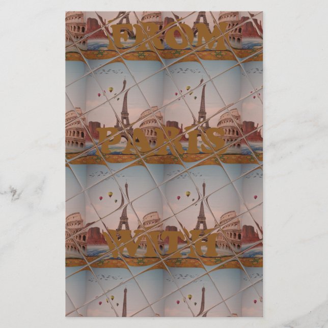 Papelaria J'aime Paris (I Love Paris) (Frente)