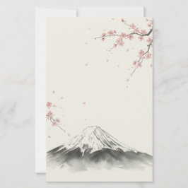 Papelaria Japonesa Minimalista de Dois Lados