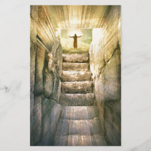 Papelaria Jesus na ressurreição vazia da páscoa do túmul