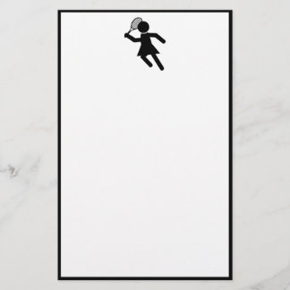 Papelaria Jogador Tênis feminino - Símbolo Tênis-