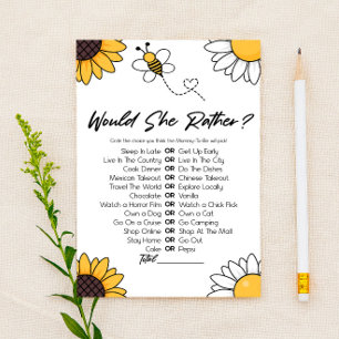 Papelaria Jogo de Chá de Bebê 'Bumble Bee Honey Bee Would Sh