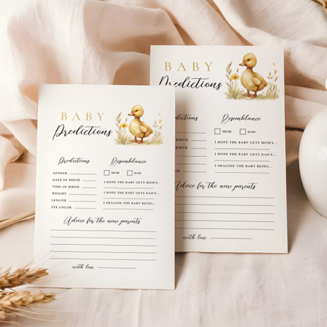 Papelaria Jogo de Conselhos de Previsão de Chás de fraldas d (Criador carregado)