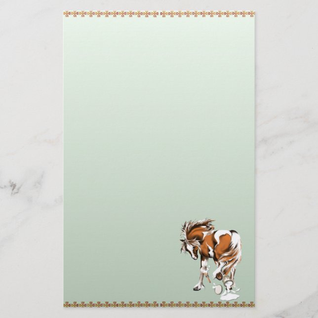 Papelaria Jogos com pinturas stationery_vertical.v2. (Frente)