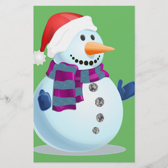 Papelaria Jolly Snowman (Frente)