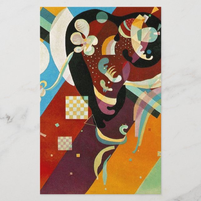 Papelaria Kandinsky Abstrato Compositor IX (Frente)