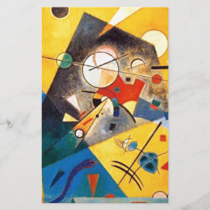 Papelaria Kandinsky Harmonia Silenciosa Arte Abstrata